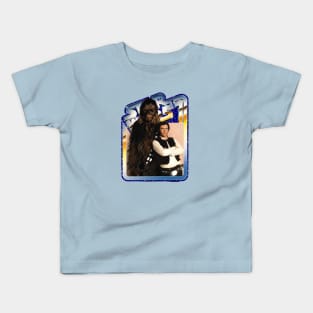 Smugglers (blue starfield, chrome border) Kids T-Shirt